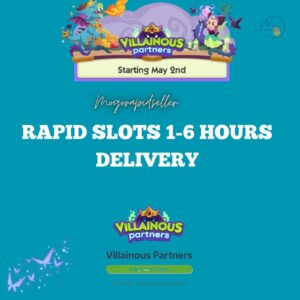 MONOPOLY GO VILLAINOUS PARTNER EVENT!! - RUSH SLOT 1-6 hours
