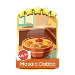 Monopoly Go - Golden Blitz_ 5⭐️ Masala Dabba
5 Stars / Golden / Set17-8