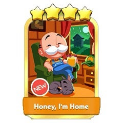Monopoly Go - Golden Blitz 4⭐️ Honey, I'm Home
4 Stars / Golden / Set13-9