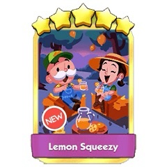 Monopoly Go - Golden Blitz 5⭐️ Lemon Squeezy
5 Stars / Golden / Set18-8