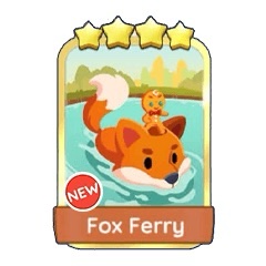 Monopoly Go - Golden Blitz_ 4⭐️ Fox Ferry
4 Stars / Golden / Set17-8