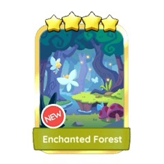 Monopoly Go - Golden Blitz_ 4⭐️ Enchanted Forest
4 Stars / Golden / Set15-9